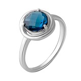 Женское серебряное кольцо с топазом, 1737911