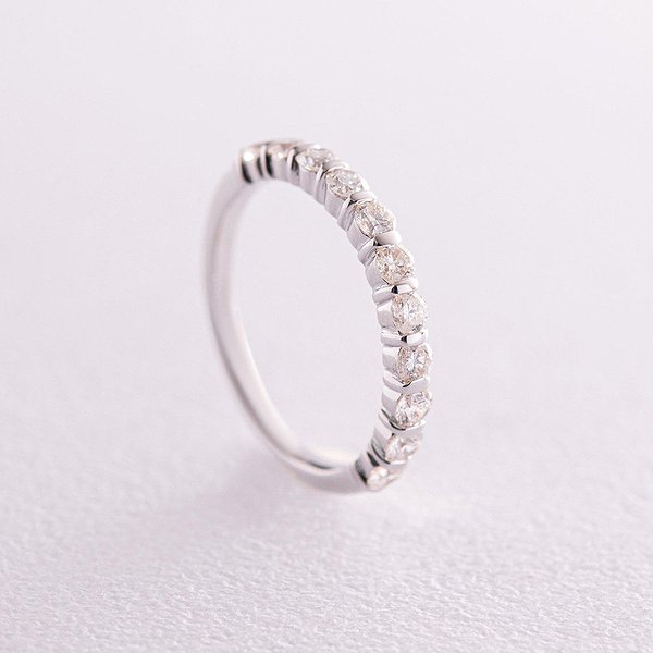 Золотое обручальное кольцо с бриллиантами