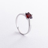 Женское серебряное кольцо с пиропом, 1796535