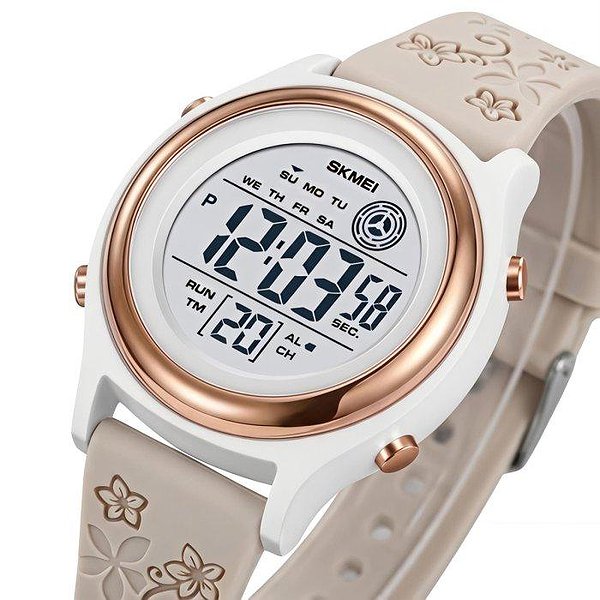 Skmei Дитячий годинник Game Beige Flower 3938 bt3938