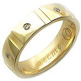 Золотое обручальное кольцо с бриллиантами, 1612984