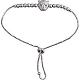 Женский серебряный браслет с куб. циркониями, 1627576