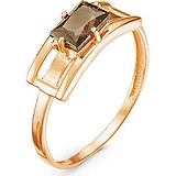 Женское золотое кольцо с раухтопазом, 1650104