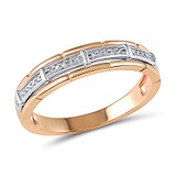 Золотое обручальное кольцо с бриллиантами, 1679288