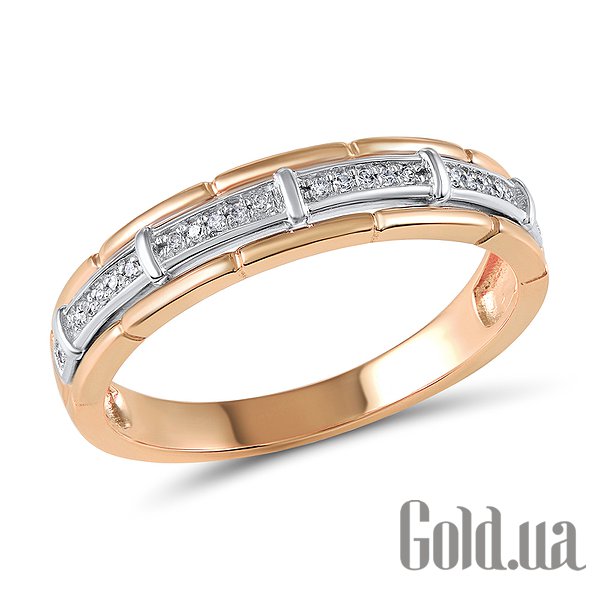 

Обручальное кольцо Lurie Jewelry, Золотое обручальное кольцо с бриллиантами, 17