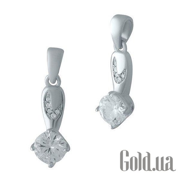 

Женские кулоны Fresh Jewelry, Серебряный кулон с куб. циркониями