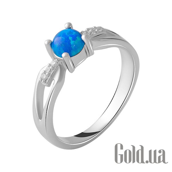 

Женские кольца Fresh Jewelry, Женское серебряное кольцо с куб. циркониями и опалом, 17.5