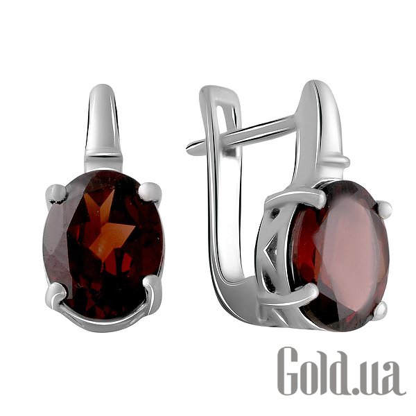 

Серьги Fresh Jewelry, Серебряные серьги с гранатами