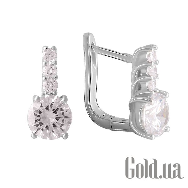 

Серьги Fresh Jewelry, Серебряные серьги с куб. циркониями