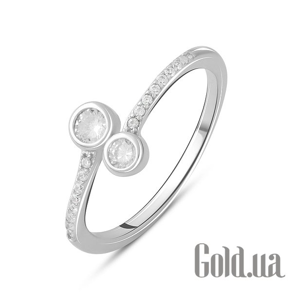 

Женские кольца Fresh Jewelry, Женское серебряное кольцо с куб. циркониями, 16.5
