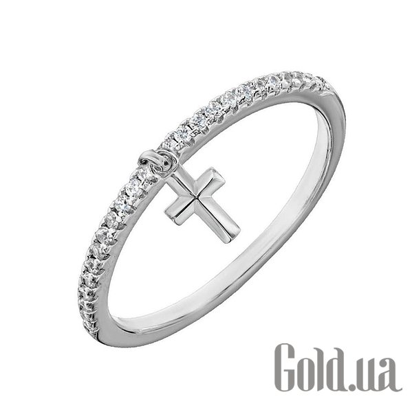 

Женские кольца Silvex925, Женское серебряное кольцо с куб. циркониями, 18.5