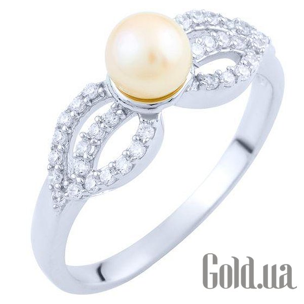

Женские кольца Fresh Jewelry, Женское серебряное кольцо с искусств. жемчугом и куб. циркониями, 17