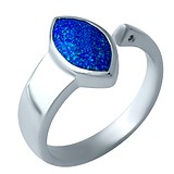 Купить Женское серебряное кольцо с опалом (1919743) стоимость 2698 грн., в каталоге магазина Gold.ua
