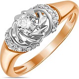 Женское золотое кольцо с бриллиантами, 1624761