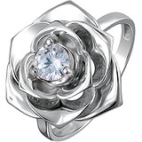 Женское серебряное кольцо с куб. цирконием, 1666233