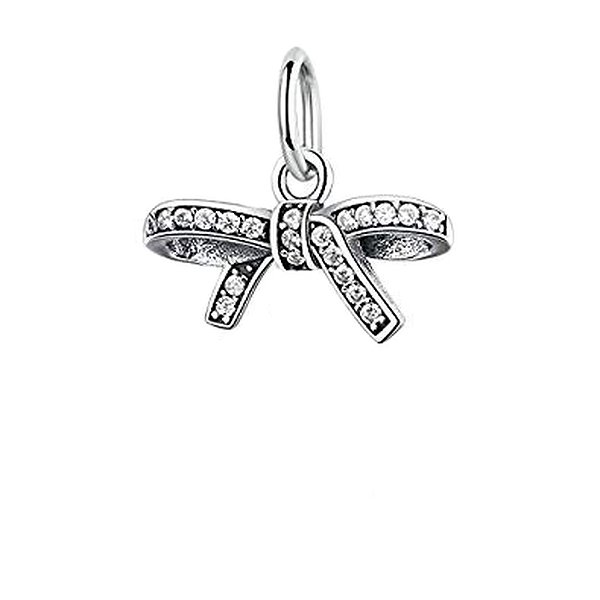 Серебряная наборная подвеска с куб. циркониями