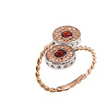 Женское золотое кольцо с гранатами, 1694905