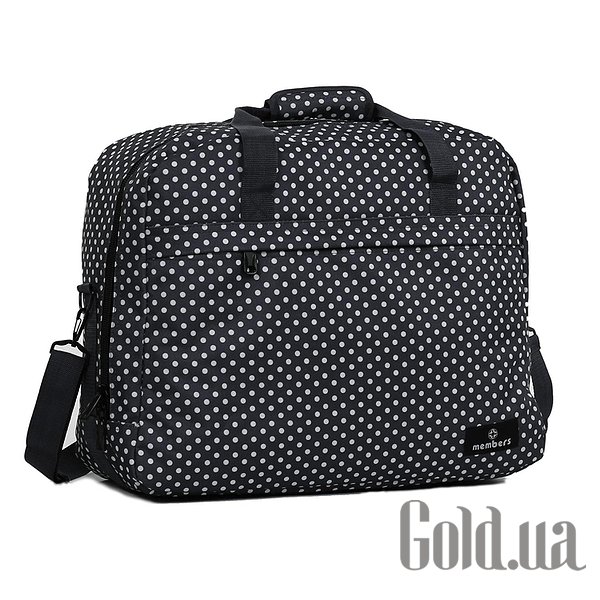 

Дорожная сумка Members, Черный;белый, Дорожная сумка Essential On-Board Travel Bag 40 Black Polka