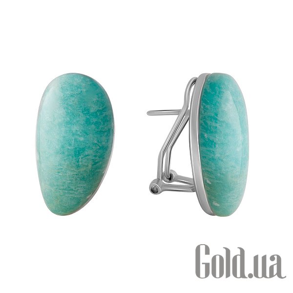 

Серьги Fresh Jewelry, Серебряные серьги с амазонитами