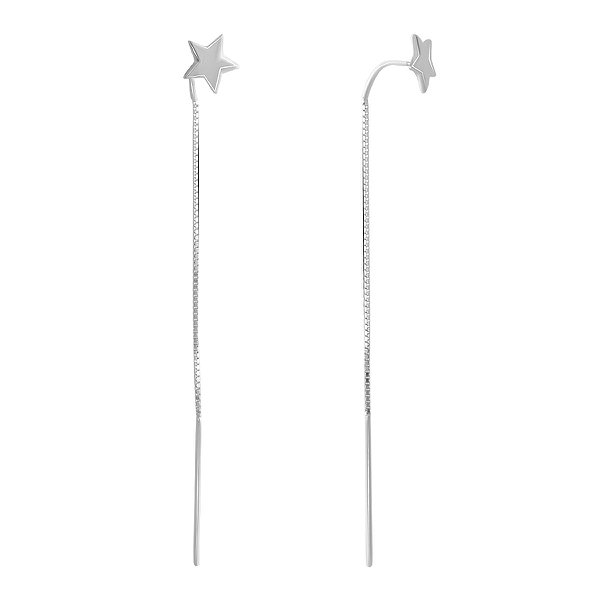 Срібні сережки