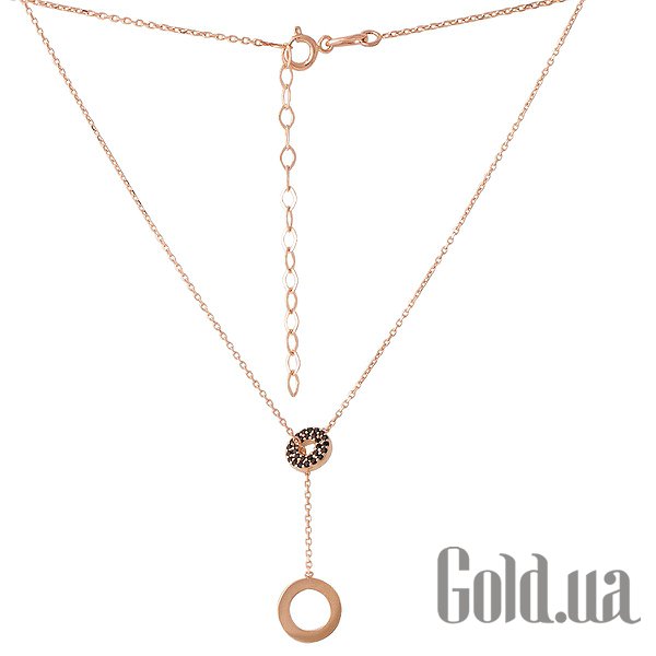 

Колье Fresh Jewelry, Золотое колье с куб. циркониями, 40