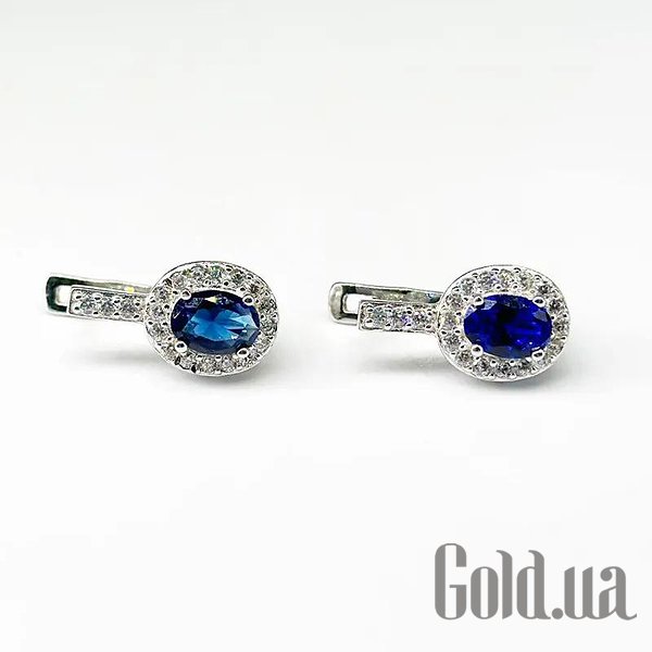 

Серьги Silvex925, Серебряные серьги с куб. циркониями