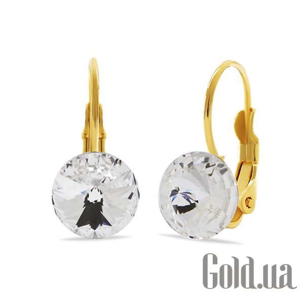 

Серьги Kobi, Желтый, Серьги с кристаллами Swarovski в позолоте