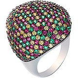 Женское серебряное кольцо с куб. циркониями, 1670330