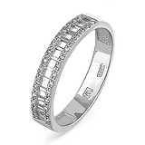 Kabarovsky Золотое обручальное кольцо с бриллиантами, 1704890