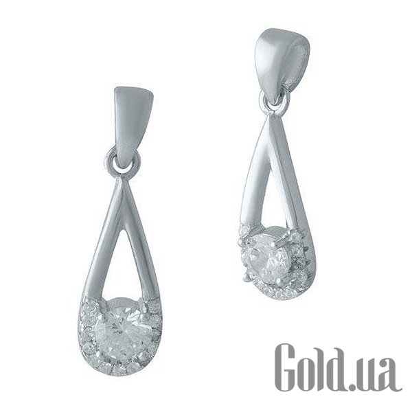

Женские кулоны Fresh Jewelry, Серебряный кулон с куб. циркониями