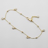Заказать Жіночий золотий браслет з куб. цирконіями (DIAB15673-3) ,цена 11216 грн., в магазине Gold.ua