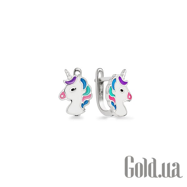 

Серьги Silvex925, Серебряные серьги с эмалью