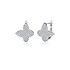 Срібні сережки з куб. цирконіями - фото 1