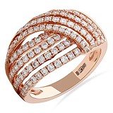 Женское золотое кольцо с бриллиантами, 1668283