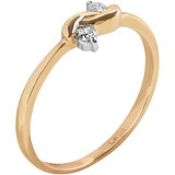 Женское золотое кольцо с бриллиантами, 1673147