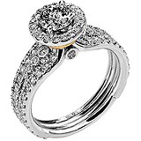 Золотое кольцо с бриллиантами, 1676219