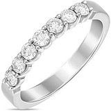 Золотое обручальное кольцо с бриллиантами, 1703611