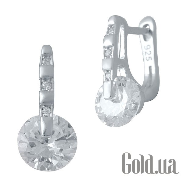 

Серьги Fresh Jewelry, Серебряные серьги с куб. циркониями