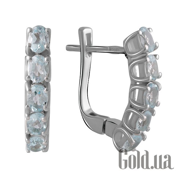 

Серьги Fresh Jewelry, Серебряные серьги с топазами