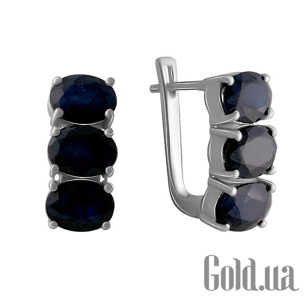 

Серьги Fresh Jewelry, Серебряные серьги с сапфирами