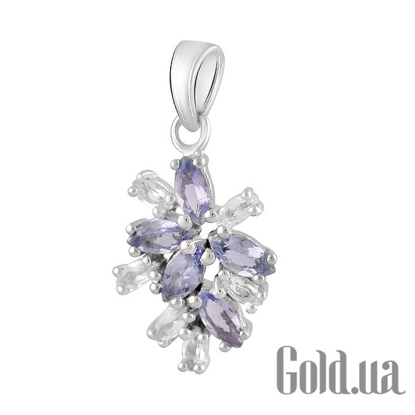

Женские кулоны Fresh Jewelry, Серебряный кулон с танзанитами и топазами