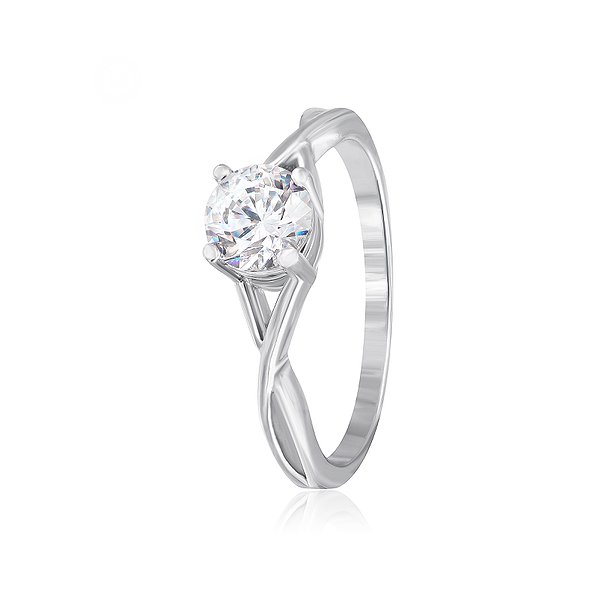 Серебряное кольцо с Swarovski Zirconia