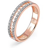 Kabarovsky Золотое обручальное кольцо с бриллиантами, 1704892