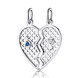 Срібний кулон з куб. цирконіями, 1732284