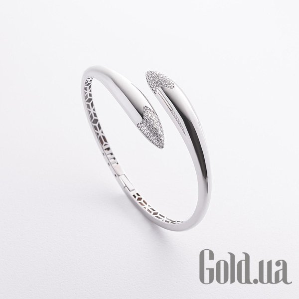 

Браслет Украина, Женский золотой браслет с куб. циркониями, 18