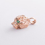 Золотой кулон с куб. циркониями, 1797308