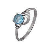 Женское серебряное кольцо с топазом, 1516477