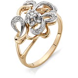 Женское золотое кольцо с бриллиантами, 1554877