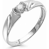 Золотое кольцо с бриллиантом, 1605565