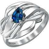 Женское серебряное кольцо с топазом, 1610941